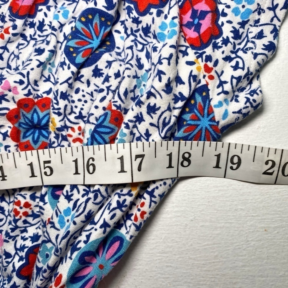 Boden Blue Floral Medallion Print Neck Jersey
Short Sleeve Faux Wrap Shirt - Picture 10 of 13